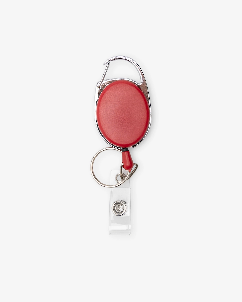 Oval Rød Jojo-kortholder