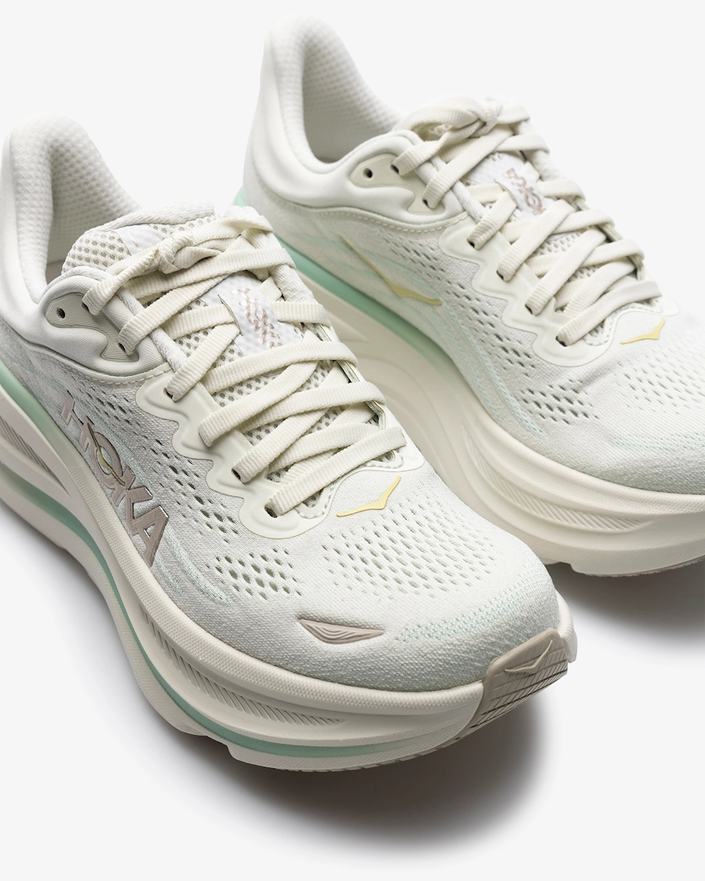 Hoka W Bondi 9 Joggesko Truffle Salt/Sea Glass