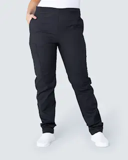 Almedahls Svart Byxa med Lång Benlängd Unisex