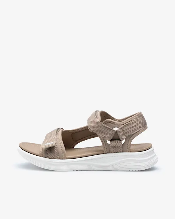 Beez Zen Velcro Sandal Beige