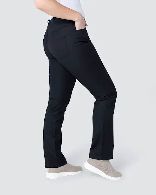 South West Nova Sort Slim-fit Bukser Dame