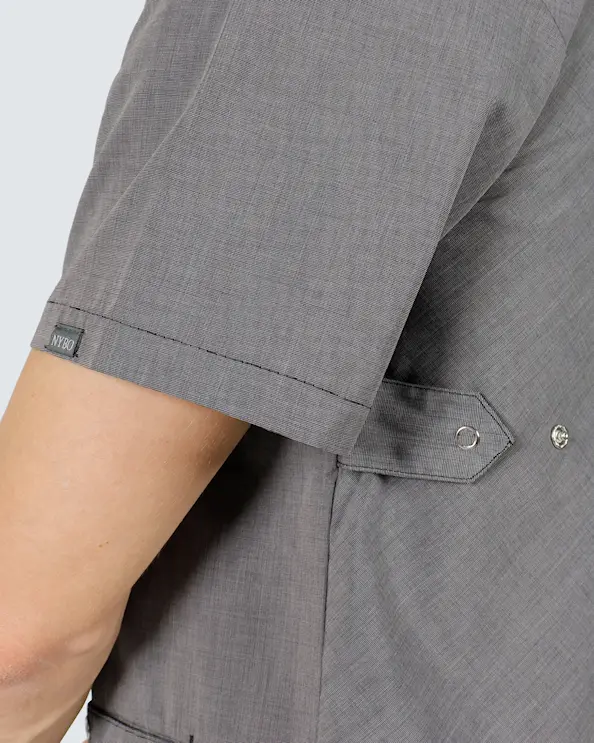 Nybo Nature Mørkegrå Tunika med Knapper Unisex