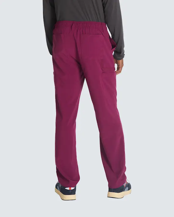 Dickies Arbetsbyxa resår och knapp Herr Vinröd