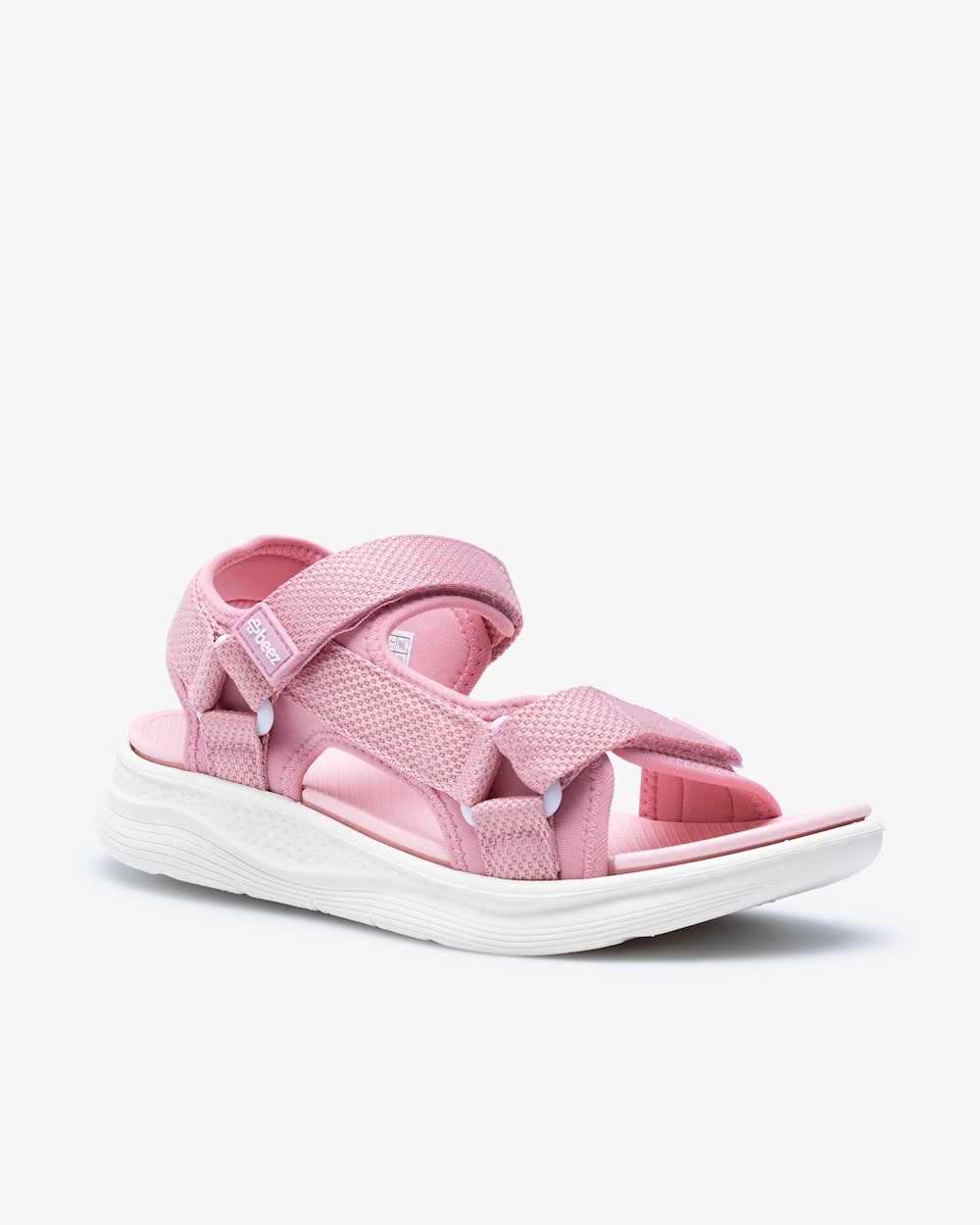Beez Zen Velcro Sandal  Rosa