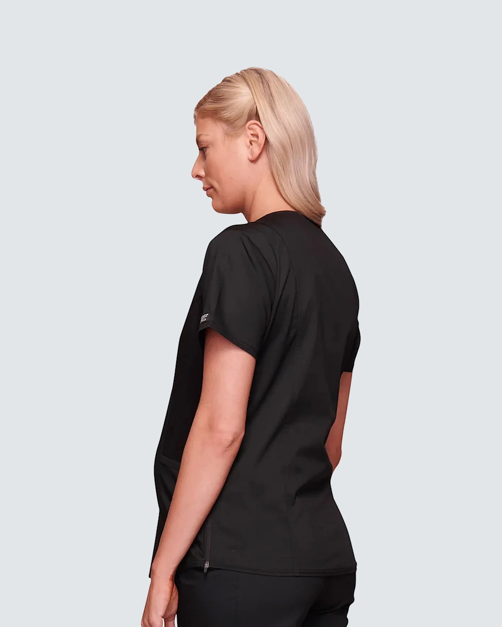 Cherokee Maternity Top Mock Wrap   Svart