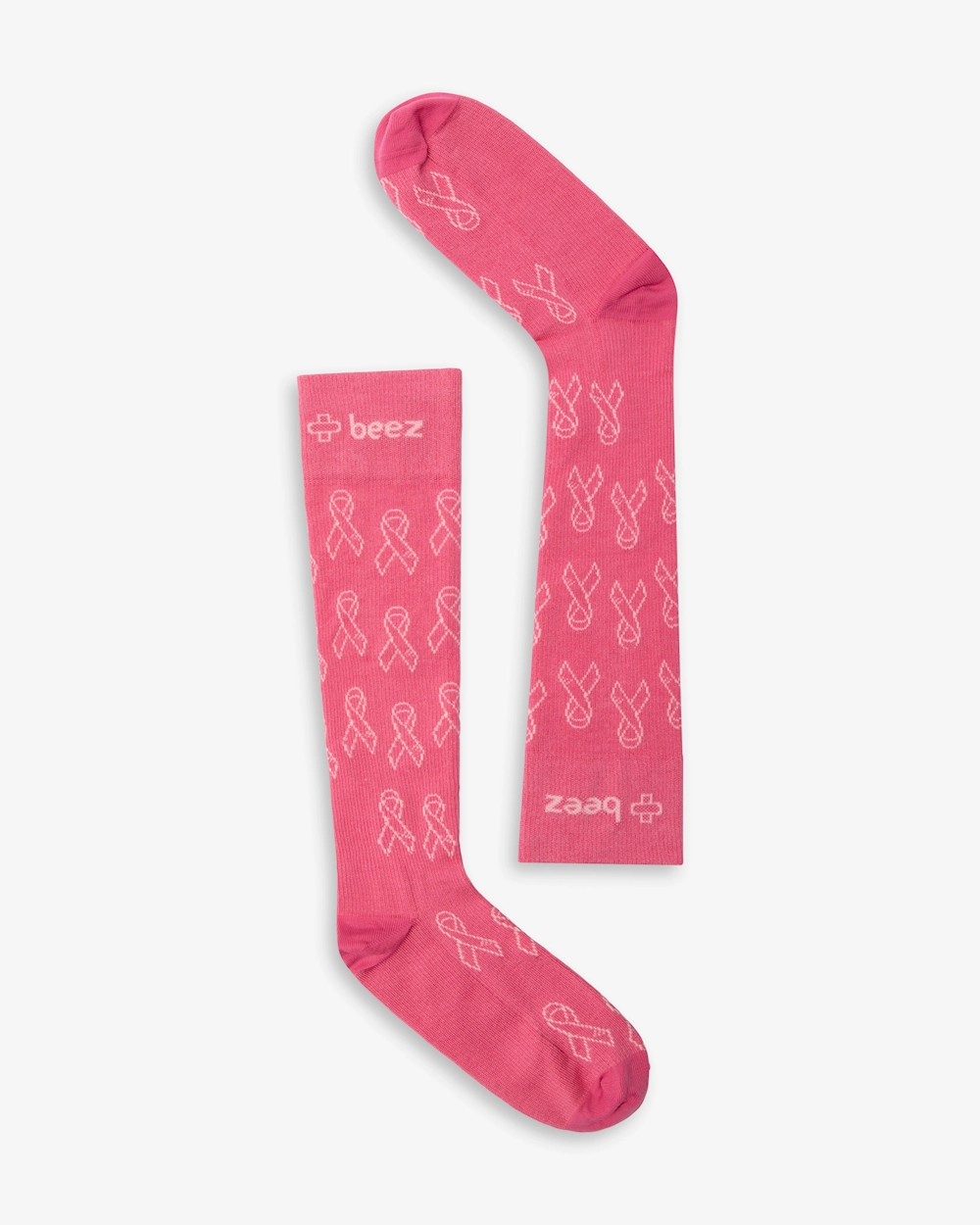 Beez Støttestrømpe Lyserød oktober Mørk pink