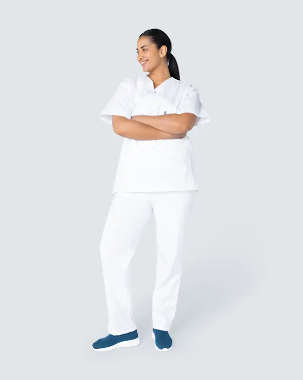 Nybo Basic Care Hvit Kittel Unisex