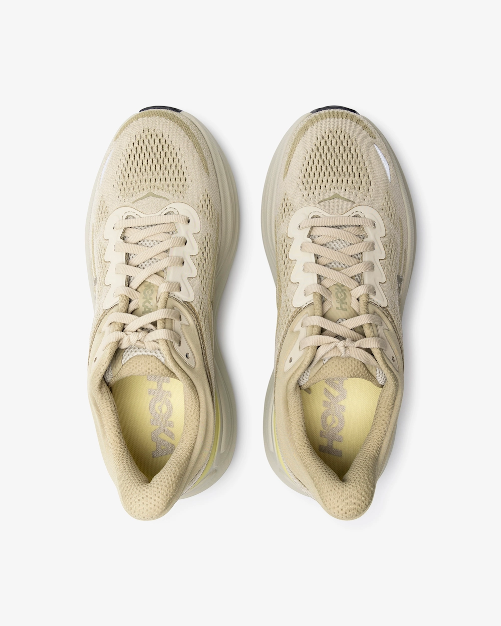 Hoka M Bondi 9 Joggesko Grassland/Oyster Mushroom