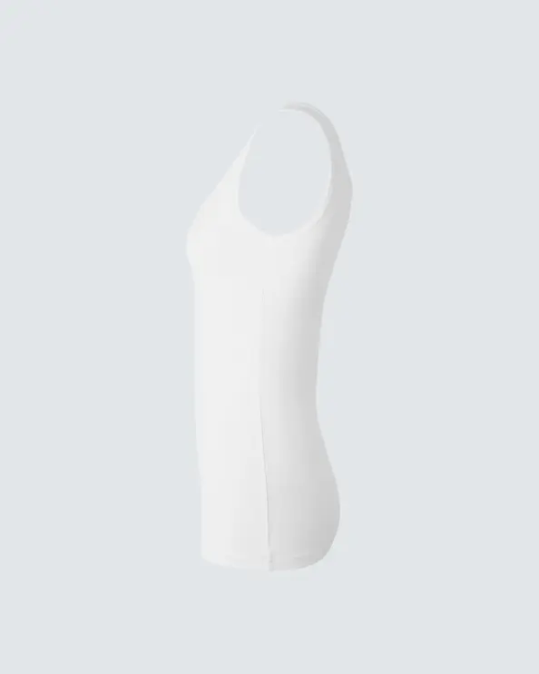ID Identity Tanktop Dame Hvid