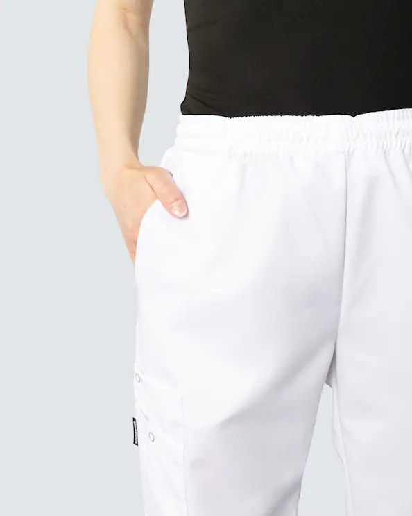 Almedahls Valkoinen Resorihousut Tencel Unisex