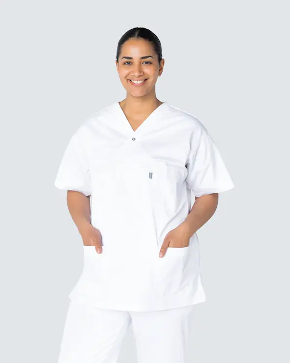 Nybo Basic Care Hvit Kittel Unisex
