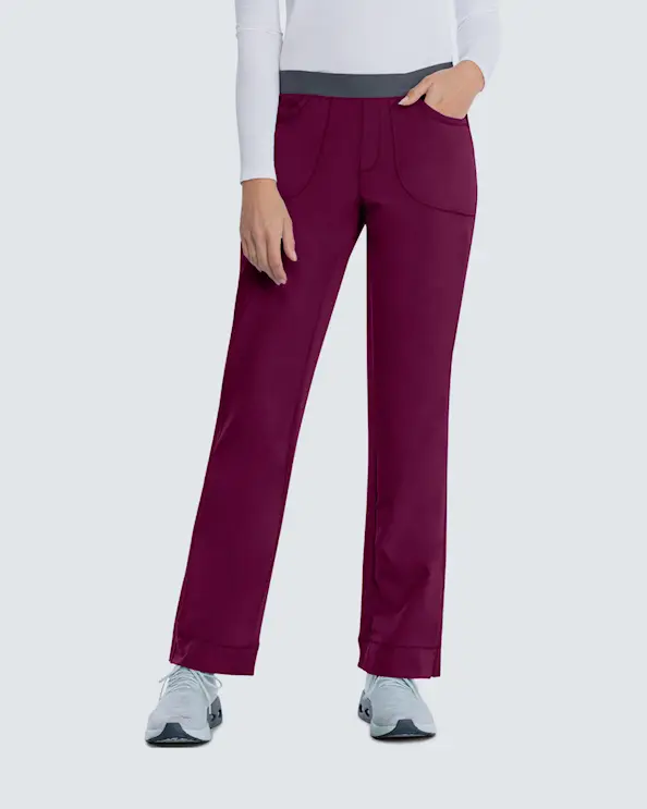 Infinity Työhousut Pull-on Slim Burgundy