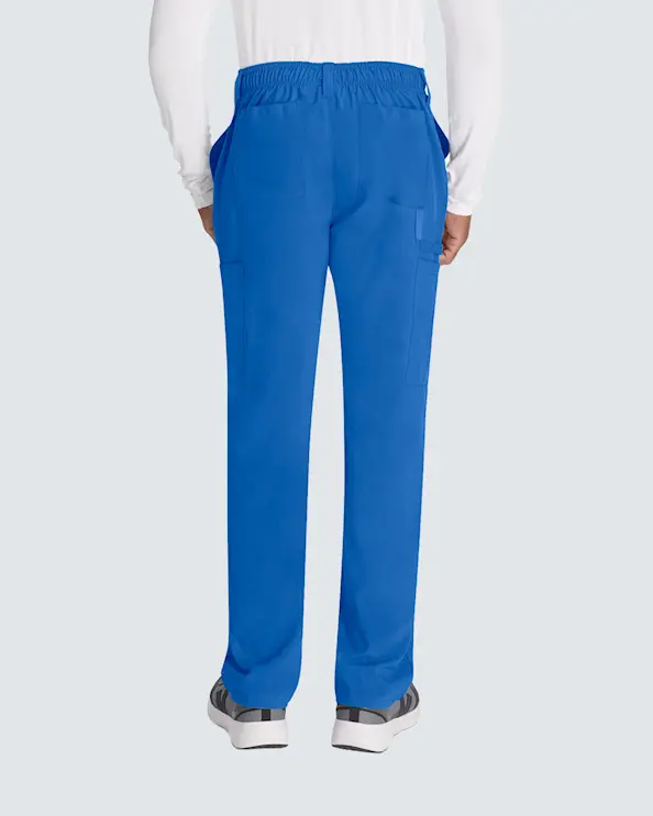 Dickies Arbejdsbukser med elastik og knapper til mænd royal blue
