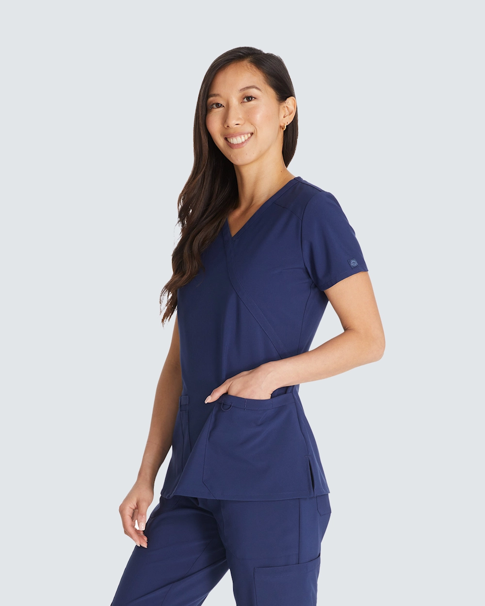 Dickies Mock Wrap Top Marin