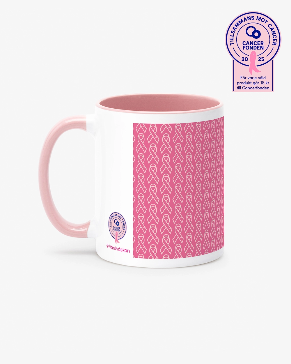 Krus Rosa sløyfe Mørk rosa