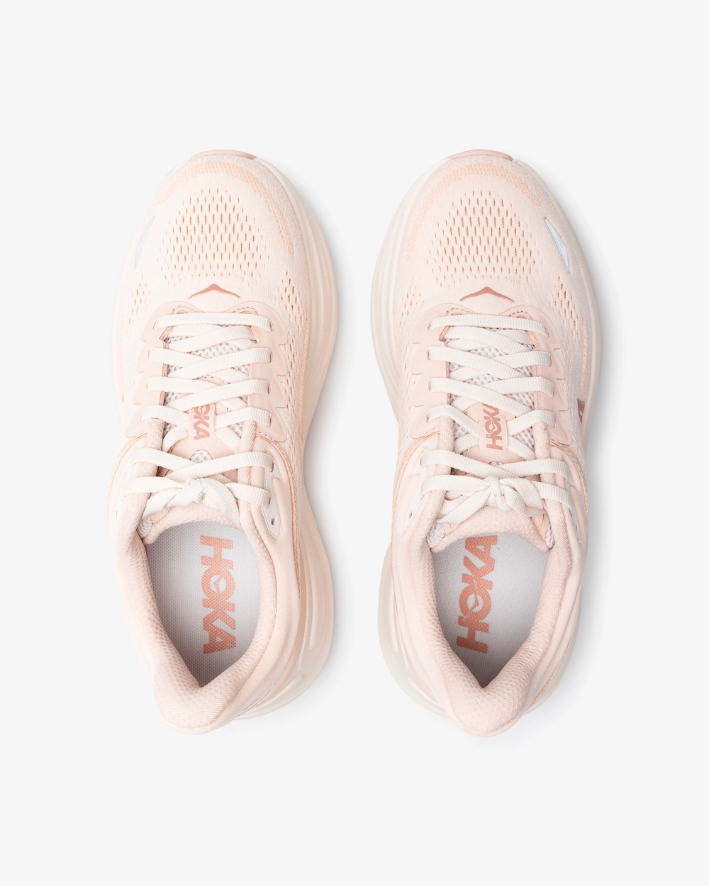 Hoka W Bondi 9 Joggesko Rose Latte/Rose Cream