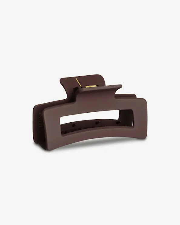 Léonie Hårklämma Medium  Choklad