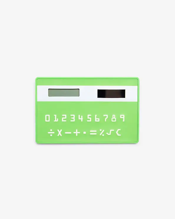 Miniräknare Grön