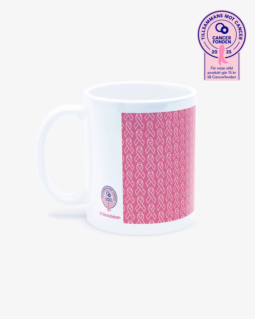 Krus Rosa sløyfe Mørk rosa