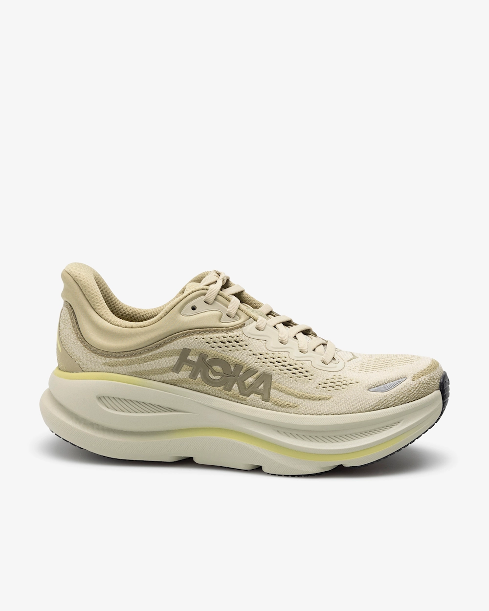 Hoka M Bondi 9 Joggesko Grassland/Oyster Mushroom