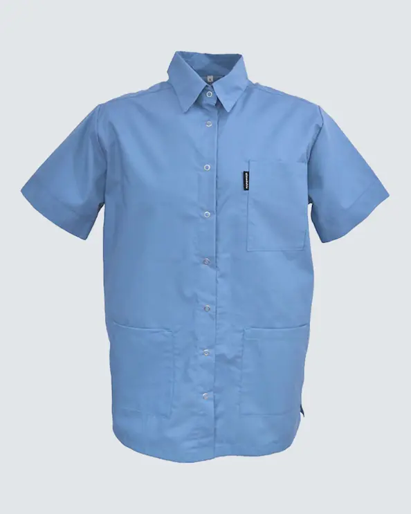 Almedahls Lyseblå Skjorte Unisex