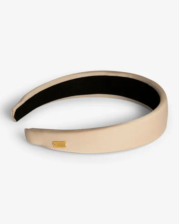 Léonie Diadem Beige