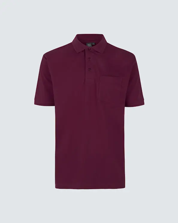 PRO Wear Piké med lomme til herrer Burgundy