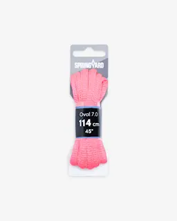 Springyard Oval Shoelaces Rosa 110 cm