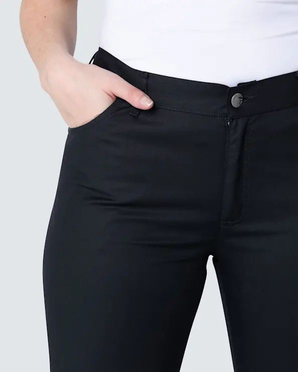 South West Nova Sort Slim-fit Bukser Dame