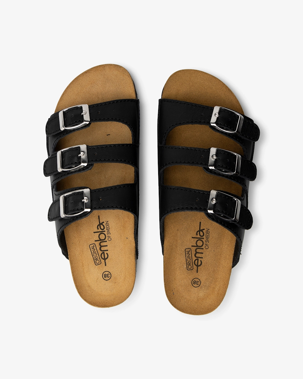 Embla 2156 Damesandal Sort