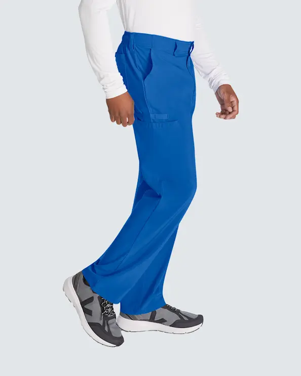 Dickies Arbejdsbukser med elastik og knapper til mænd royal blue