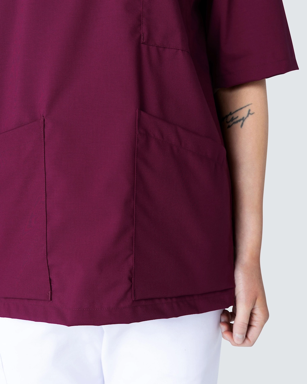 Almedahls V-bluse Unisex Vinrød
