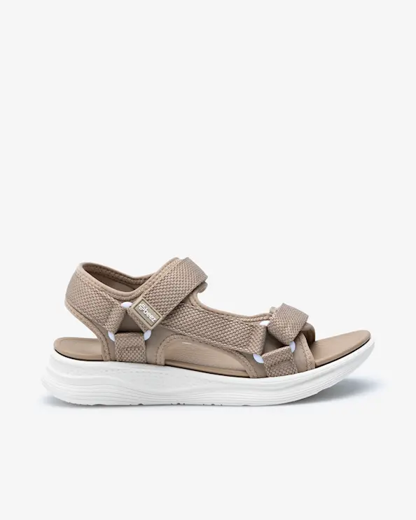 Beez Zen Velcro Sandal Beige