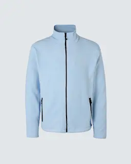 ID Identity Cardigan Microfleece Herr Ljusblå