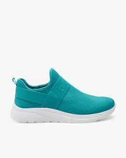 Beez Bliss Slip-on Teal Sneakers