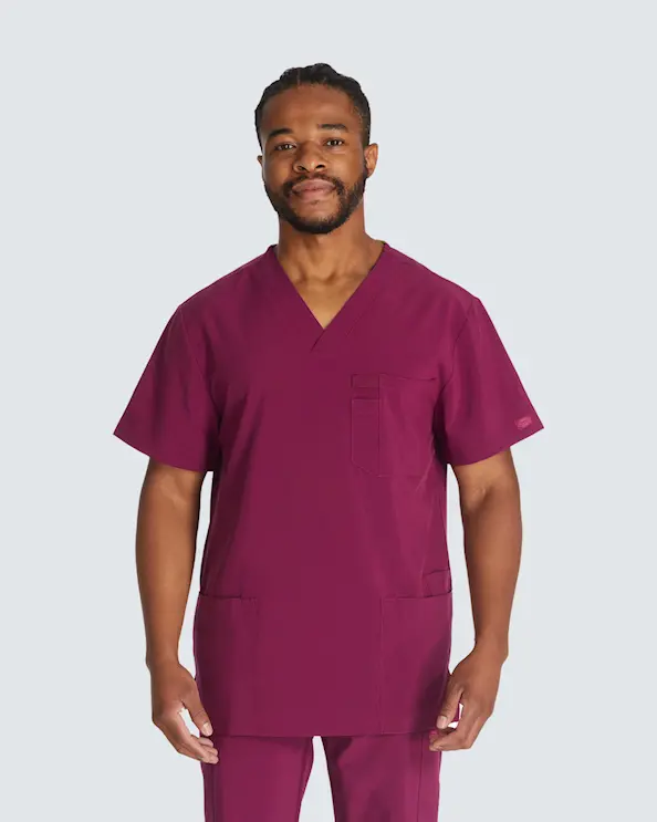 Dickies Bussarong V-ringad Herr Vinröd