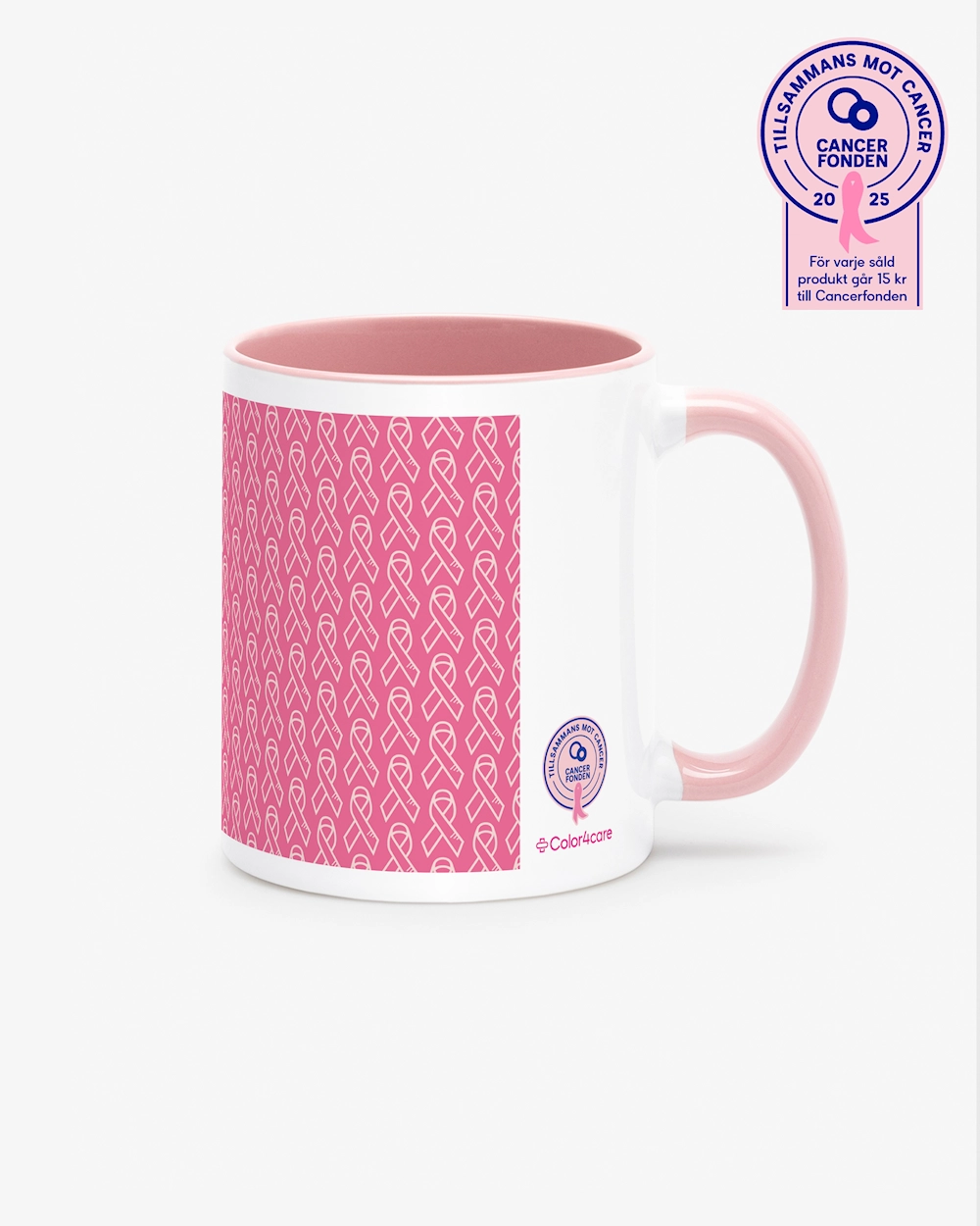 Krus Rosa sløyfe Mørk rosa