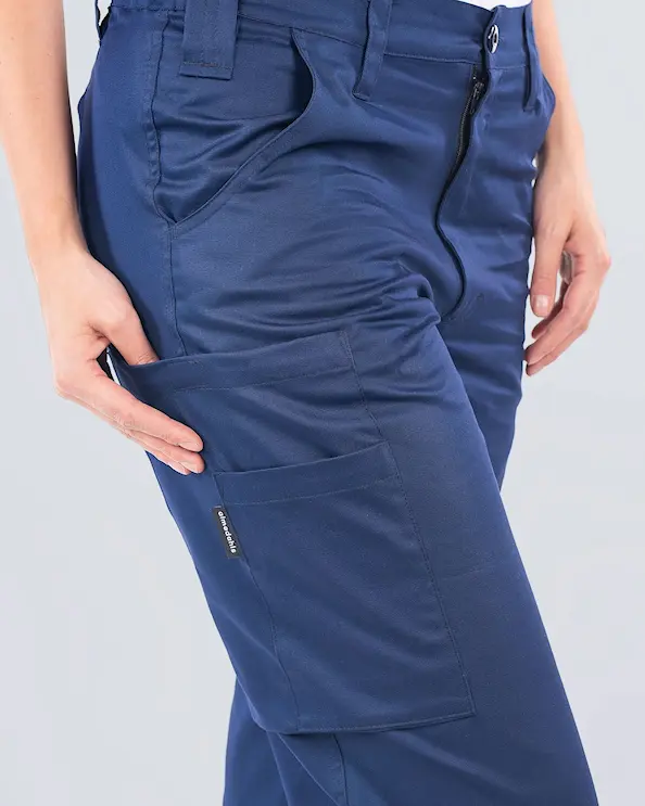 Almedahls Navy Blå Bukser Dame