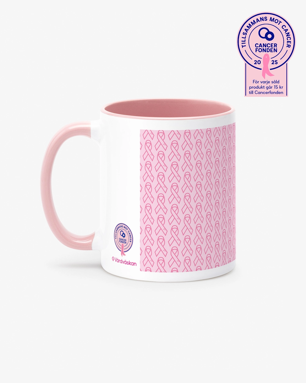Krus Rosa sløyfe Lys rosa