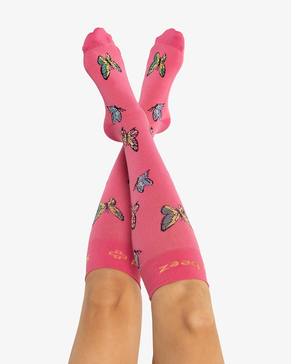 Beez Stödstrumpa Vinga Rosa