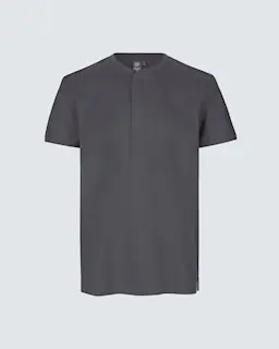PRO Wear CARE Piké utan krage Herr Grå