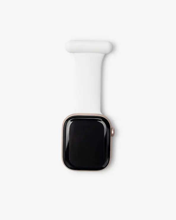 Silicone etui Apple Watch 38-41mm Hvid