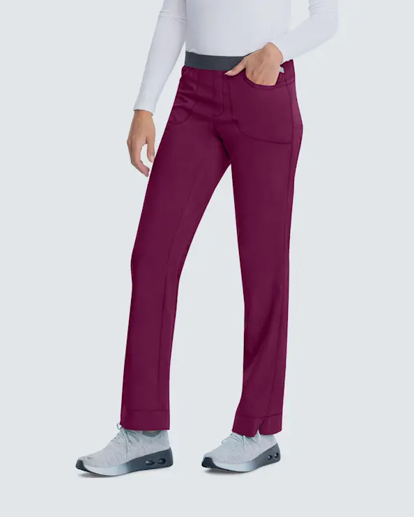 Infinity Työhousut Pull-on Slim Burgundy