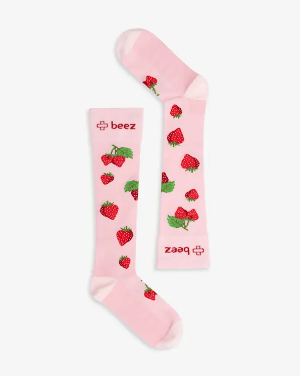 Beez Stödstrumpa bred vad Berrie Ljusrosa