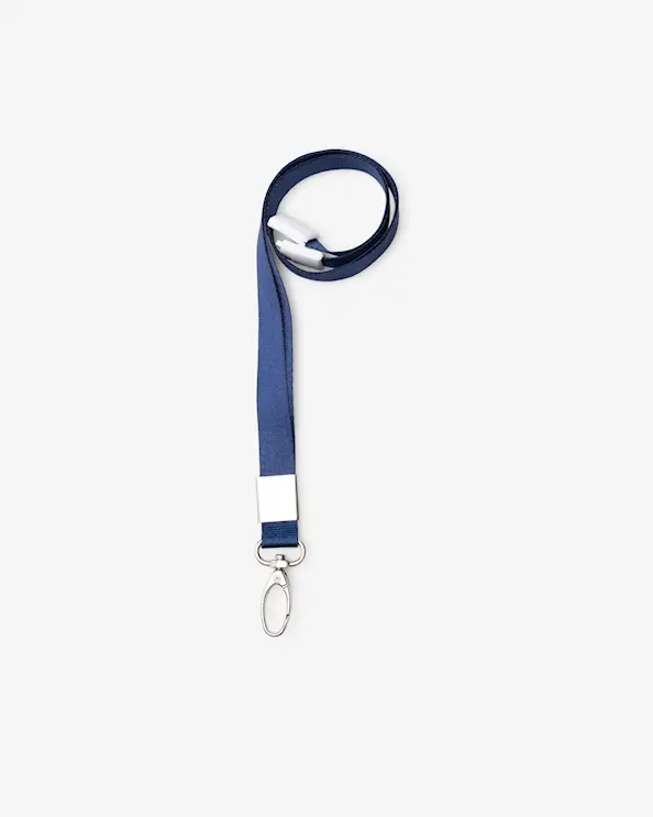 Nyckelband Solid Marin