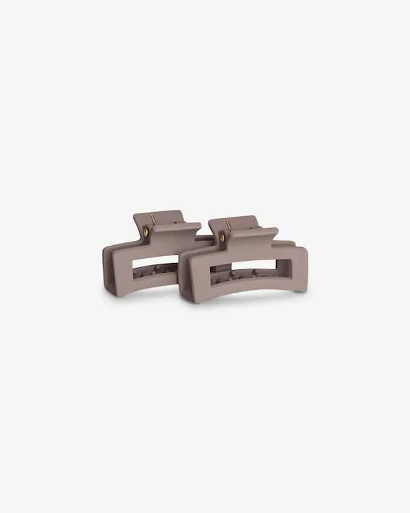 Léonie Hiusklipsi Mini 2-pakkaus Taupe