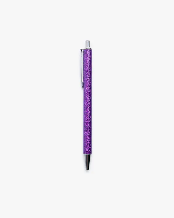 Kuglepen Glitter Lila