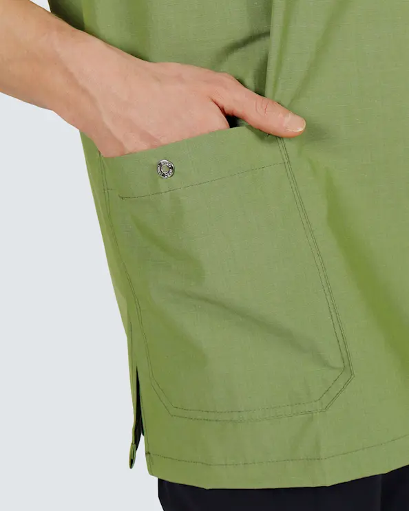 Nybo Nature Lysrgrøn Tunika med Knapper Unisex