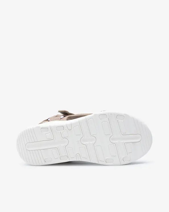 Beez Zen Velcro Sandal Beige