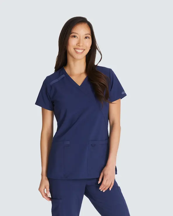 Dickies Mock Wrap Top Marin